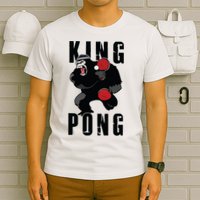 Vintage King Pong Ping Pong Table Tennis Player Game Gift T-Shirt