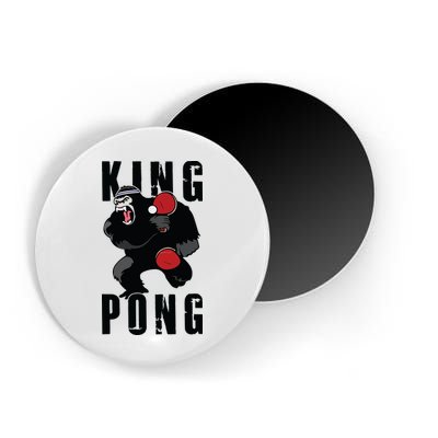 Vintage King Pong Ping Pong Table Tennis Player Game Gift Magnet