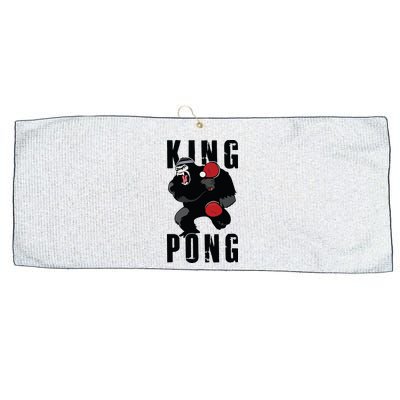 Vintage King Pong Ping Pong Table Tennis Player Game Gift Large Microfiber Waffle Golf Towel