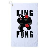 Vintage King Pong Ping Pong Table Tennis Player Game Gift Golf Towel