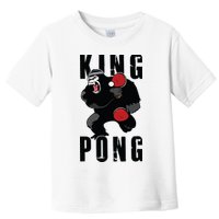 Vintage King Pong Ping Pong Table Tennis Player Game Gift Toddler T-Shirt