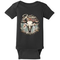 Vintage Kane Personalized Last Name Retro Custome Name Pride Baby Bodysuit
