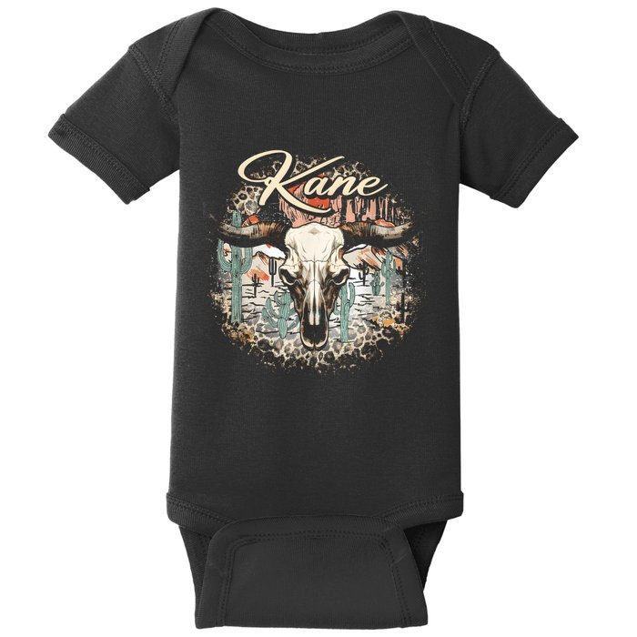 Vintage Kane Personalized Last Name Retro Custome Name Pride Baby Bodysuit