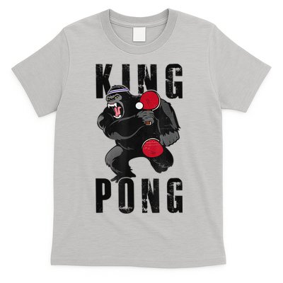 Vintage King Pong Ping Pong Table Tennis Player Game T-Shirt