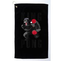 Vintage King Pong Ping Pong Table Tennis Player Game Golf Towel