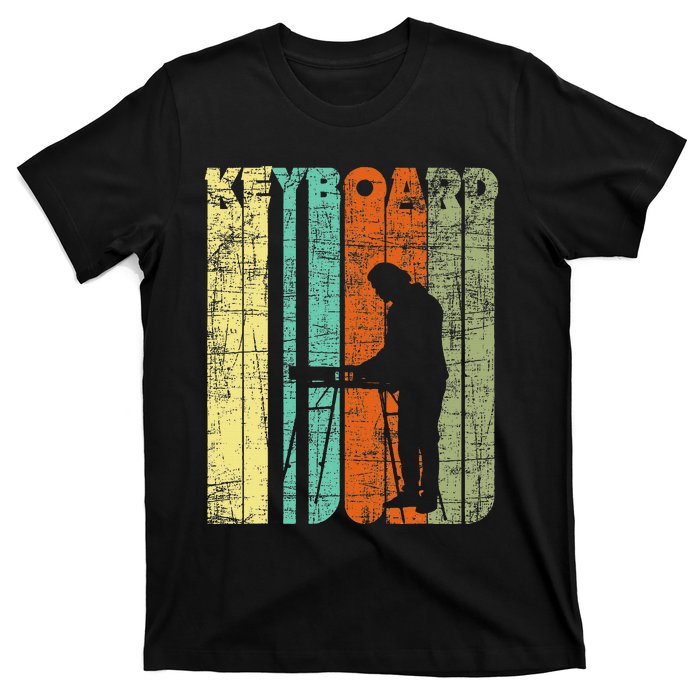 Vintage Keyboard Player Keyboardist Keyboarder Pianist T-Shirt