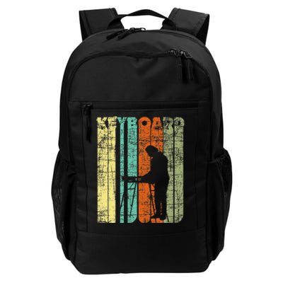 Vintage Keyboard Player Keyboardist Keyboarder Pianist Daily Commute Backpack