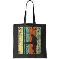 Vintage Keyboard Player Keyboardist Keyboarder Pianist Tote Bag