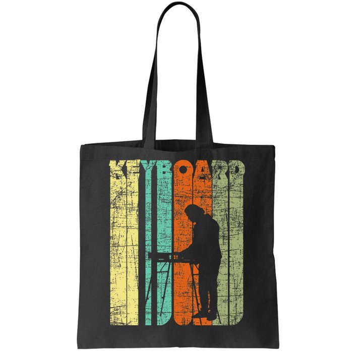 Vintage Keyboard Player Keyboardist Keyboarder Pianist Tote Bag