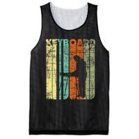 Vintage Keyboard Player Keyboardist Keyboarder Pianist Mesh Reversible Basketball Jersey Tank