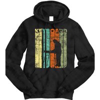 Vintage Keyboard Player Keyboardist Keyboarder Pianist Tie Dye Hoodie