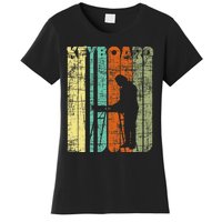 Vintage Keyboard Player Keyboardist Keyboarder Pianist Women's T-Shirt