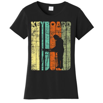 Vintage Keyboard Player Keyboardist Keyboarder Pianist Women's T-Shirt