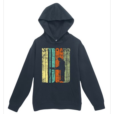 Vintage Keyboard Player Keyboardist Keyboarder Pianist Urban Pullover Hoodie