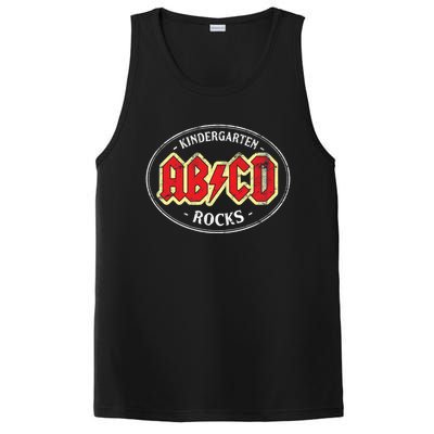 Vintage Kindergarten Rocks Dark Essential PosiCharge Competitor Tank