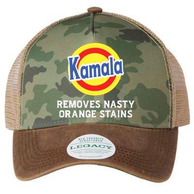 Vote Kamala Removes Nasty Orange Stains Detergent Funny Legacy Tie Dye Trucker Hat