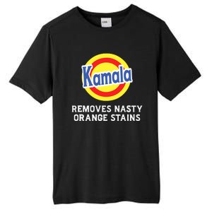 Vote Kamala Removes Nasty Orange Stains Detergent Funny Tall Fusion ChromaSoft Performance T-Shirt