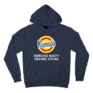 Vote Kamala Removes Nasty Orange Stains Detergent Funny Hoodie