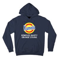 Vote Kamala Removes Nasty Orange Stains Detergent Funny Hoodie