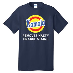 Vote Kamala Removes Nasty Orange Stains Detergent Funny Tall T-Shirt