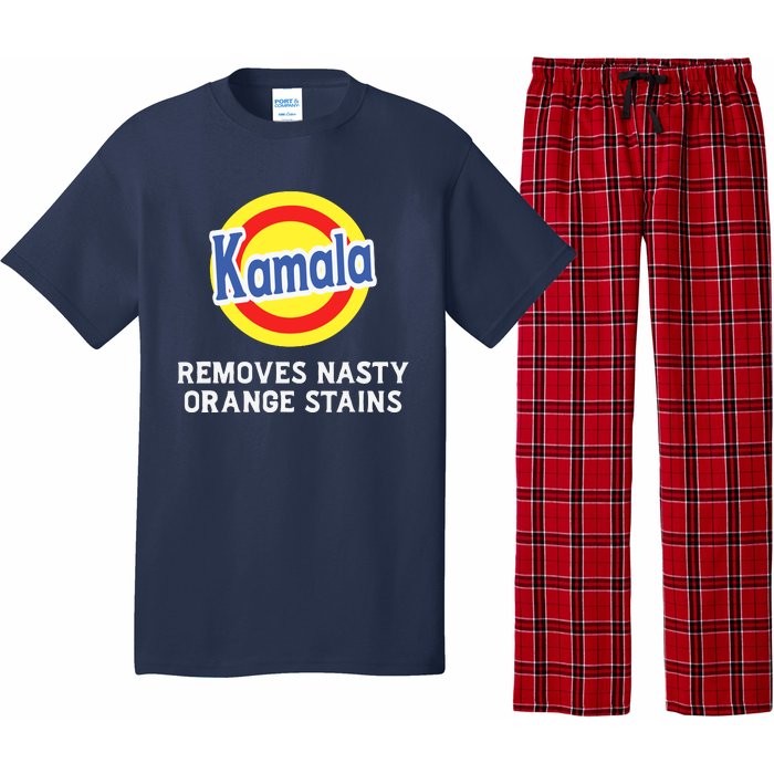 Vote Kamala Removes Nasty Orange Stains Detergent Funny Pajama Set