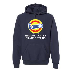 Vote Kamala Removes Nasty Orange Stains Detergent Funny Premium Hoodie