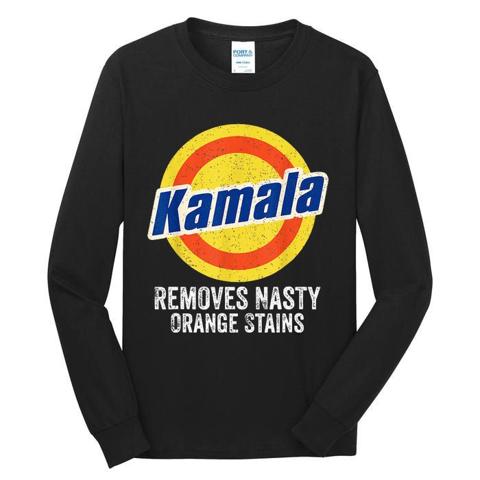 Vote Kamala Removes Nasty Orange Stains Tall Long Sleeve T-Shirt