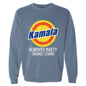 Vote Kamala Removes Nasty Orange Stains Garment-Dyed Sweatshirt