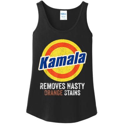 Vote Kamala Removes Nasty Orange Stains Funny Ladies Essential Tank