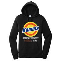 Vote Kamala Removes Nasty Orange Stains Funny Women's Pullover Hoodie