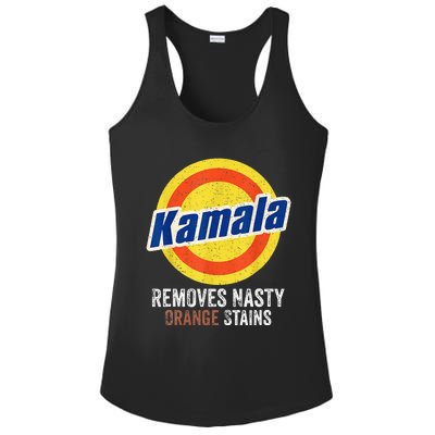 Vote Kamala Removes Nasty Orange Stains Funny Ladies PosiCharge Competitor Racerback Tank