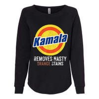 Vote Kamala Removes Nasty Orange Stains Funny Womens California Wash Sweatshirt