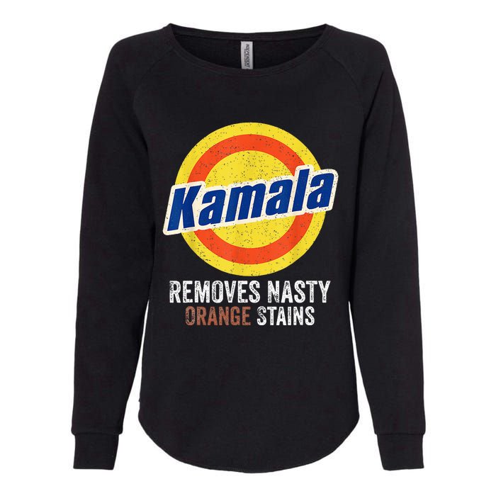 Vote Kamala Removes Nasty Orange Stains Funny Womens California Wash Sweatshirt