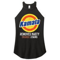 Vote Kamala Removes Nasty Orange Stains Funny Women's Perfect Tri Rocker Tank