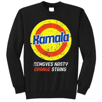 Vote Kamala Removes Nasty Orange Stains Funny Vintage Sweatshirt