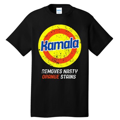 Vote Kamala Removes Nasty Orange Stains Funny Vintage Tall T-Shirt