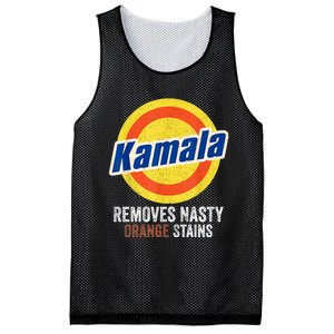 Vote Kamala Removes Nasty Orange Stains Funny Mesh Reversible Basketball Jersey Tank