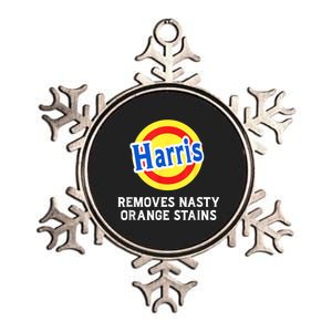 Vote Kamala Removes Nasty Orange Stains Detergent Funny Metallic Star Ornament