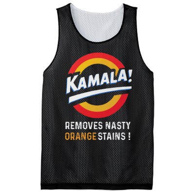 Vote Kamala Removes Nasty Orange Stains Funny Mesh Reversible Basketball Jersey Tank