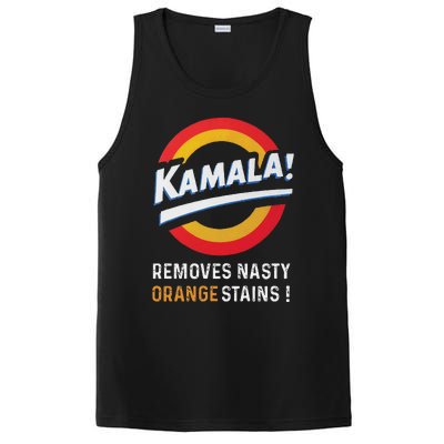 Vote Kamala Removes Nasty Orange Stains Funny PosiCharge Competitor Tank