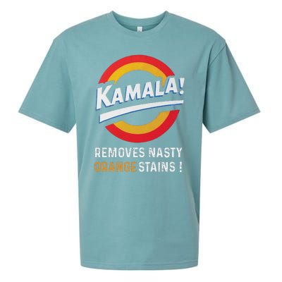 Vote Kamala Removes Nasty Orange Stains Funny Sueded Cloud Jersey T-Shirt