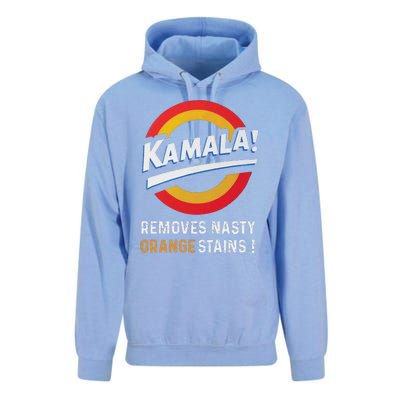 Vote Kamala Removes Nasty Orange Stains Funny Unisex Surf Hoodie