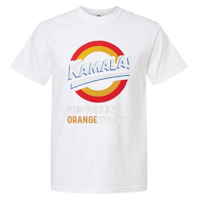 Vote Kamala Removes Nasty Orange Stains Funny Garment-Dyed Heavyweight T-Shirt