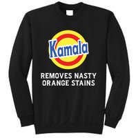 Vote Kamala Removes Nasty Orange Stains Detergent Funny Sweatshirt