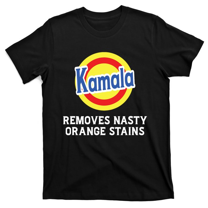 Vote Kamala Removes Nasty Orange Stains Detergent Funny T-Shirt