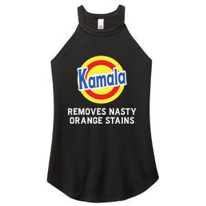 Vote Kamala Removes Nasty Orange Stains Detergent Funny Women's Perfect Tri Rocker Tank