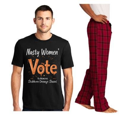 Vote Kamala Removes Nasty Orange Stains Funny Pajama Set