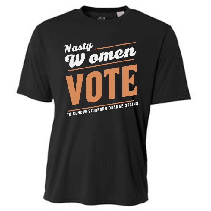 Vote Kamala Removes Nasty Orange Stains Funny Cooling Performance Crew T-Shirt