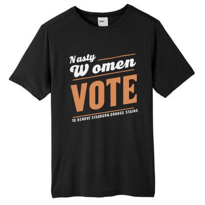 Vote Kamala Removes Nasty Orange Stains Funny Tall Fusion ChromaSoft Performance T-Shirt