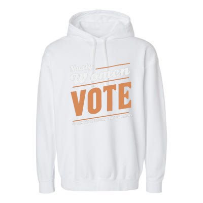 Vote Kamala Removes Nasty Orange Stains Funny Garment-Dyed Fleece Hoodie